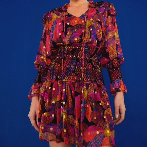FARM Rio Dresses & Skirts - Farm Rio Daisy Heart Minidress